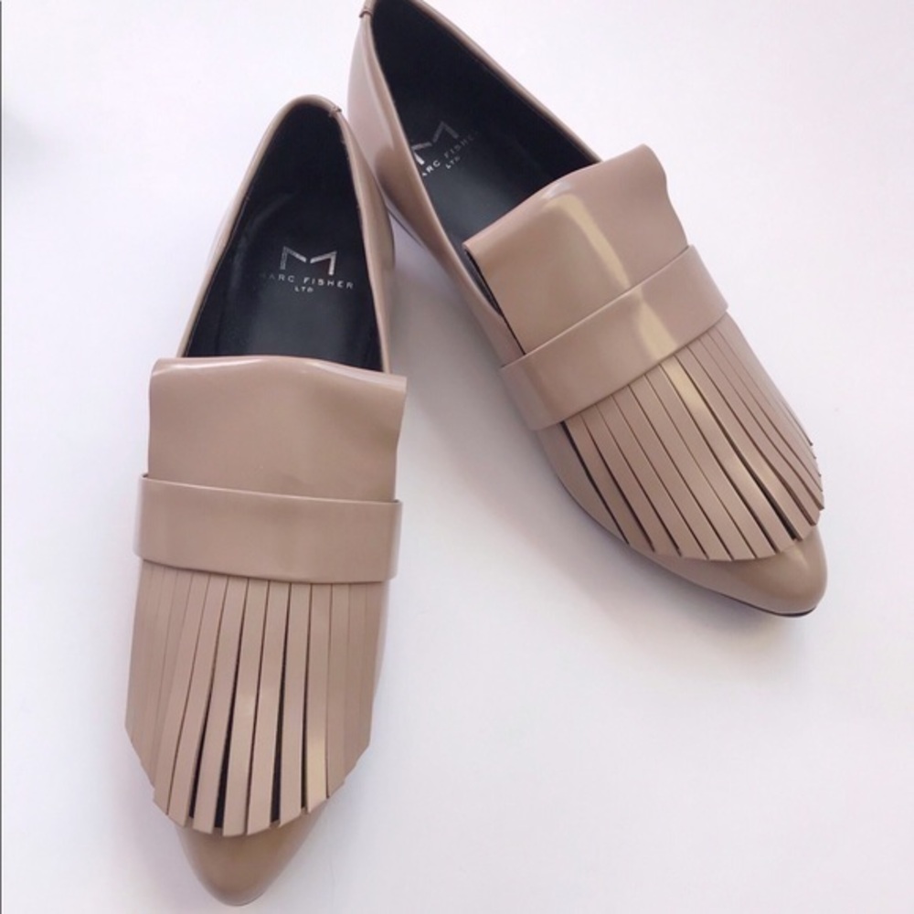 Marc Fisher Nude  Fringe flats Shoes